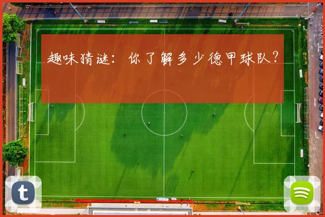 趣味猜谜：你了解多少德甲球队？